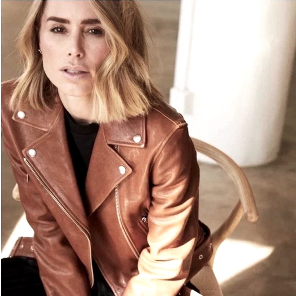 Anine Bing Benjamin Leather Moto Jacket